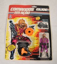G.I. GI Joe Commandos Em Acao Mestre Rapina Voltar Figure Brazil 1993 New - $108.90