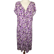 Purple Midi Dress Size Medium New with Tags  - £19.78 GBP