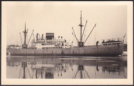 German KSNM Ship MS Zeus RPPC Antique Real Photo Postcard - £9.63 GBP