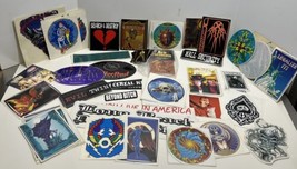 Lot of 1990s 2000 Rock and Roll and Biker Hippie Bumper Stickers - £19.91 GBP