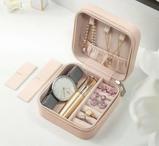 Portable Jewellery Box Organizer Travel Boxes Jewelry Ornaments Storage Case UK - £9.72 GBP