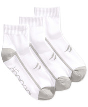 allbrand365 designer Womens Pack Of 3 Crew Socks,Basic White,One Size - £14.76 GBP
