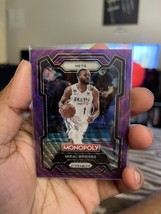 2023-24 Panini Monopoly Prizm #10 Mikal Bridges Purple Wave Brooklyn Nets - £7.47 GBP