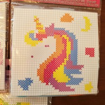 Cross Stitch Patterns, set of 3, Kids Cross Stitch Kit, Frog Unicorn Heart image 4