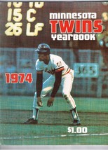 1974 MLB Minnesota Twins Yearbook Baseball Rod Carew - £50.60 GBP