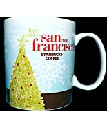 Starbucks 2008 San Francisco City Happy Holidays Christmas Tree Coffee M... - £37.33 GBP