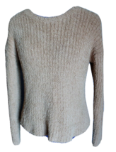 Forever 21 Gold Fuzzy Sweater Super Soft Long Sleeve ~M~ - £6.90 GBP