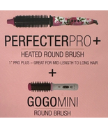 Calista Perfecter Pro Heated Round Brush with GoGo Mini brush ( Rose whi... - £55.02 GBP