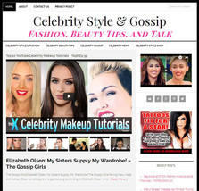* Celebrity Gossip &amp; Style * Blog Website Business For Sale w/ Automatic Content - $90.70