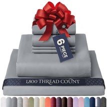 Belador Silky Soft Full Sheet Set - Luxury 6 Piece Bed Sheets For, Tex S... - $37.99