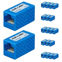 (20-Pack) Rj45 Coupler, Ethernet Coupler, Rj45 Connector For Cat5E/Cat6/... - £31.96 GBP