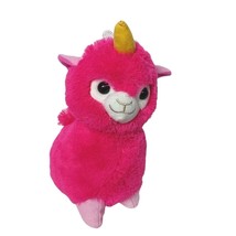 Peek A Boo Toys Pink Llama Corn Plush Stuffed Animal 2007 8.5&quot; - £12.66 GBP