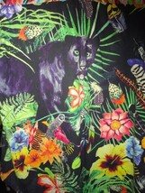 Robert Graham Bleak Horizon Tropical Black Panther Short Sleeve Size Medium image 12
