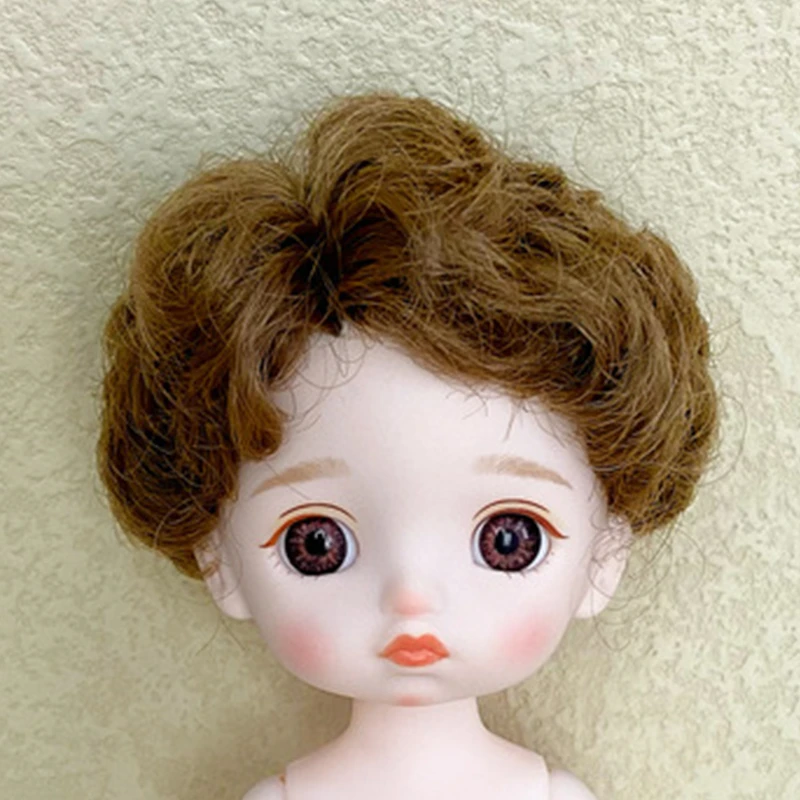 Play Bjd Dolls Head for 12CM Naked Body Mini 13 Movable Joints Doll Bjd Play Pla - £23.05 GBP