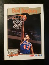1991-92 Hoops Cleveland Cavaliers Basketball Card #457 Brad Daugherty - £1.27 GBP