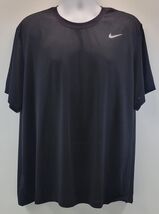 L4) The Nike Tee Dri Fit Men Black Polyester T-Shirt 3XL - $14.84