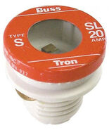 1 BUSS 20 amp Type S Plug FUSES Time Delay ORANGE screw In BUSSMANN SL-20 - $336.06 MXN
