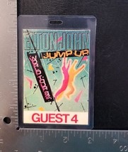 ELTON JOHN - VINTAGE ORIGINAL 1982 CONCERT TOUR LAMINATE BACKSTAGE PASS ... - $20.00