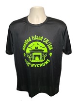NYC Runs Haunted Island 5 &amp; 10K Run Mens Large Black Jersey - £14.12 GBP