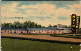 Vintage Linen Postcard Plaza Motel U.S. 41 Dyer Indiana Post Card Joseph Brexa - £17.01 GBP