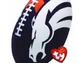 TY Beanie Ballz Rush Zone Football Plush Denver Broncos 13&quot; - £13.35 GBP