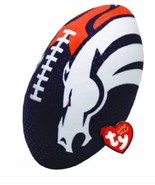 TY Beanie Ballz Rush Zone Football Plush Denver Broncos 13&quot; - £13.65 GBP