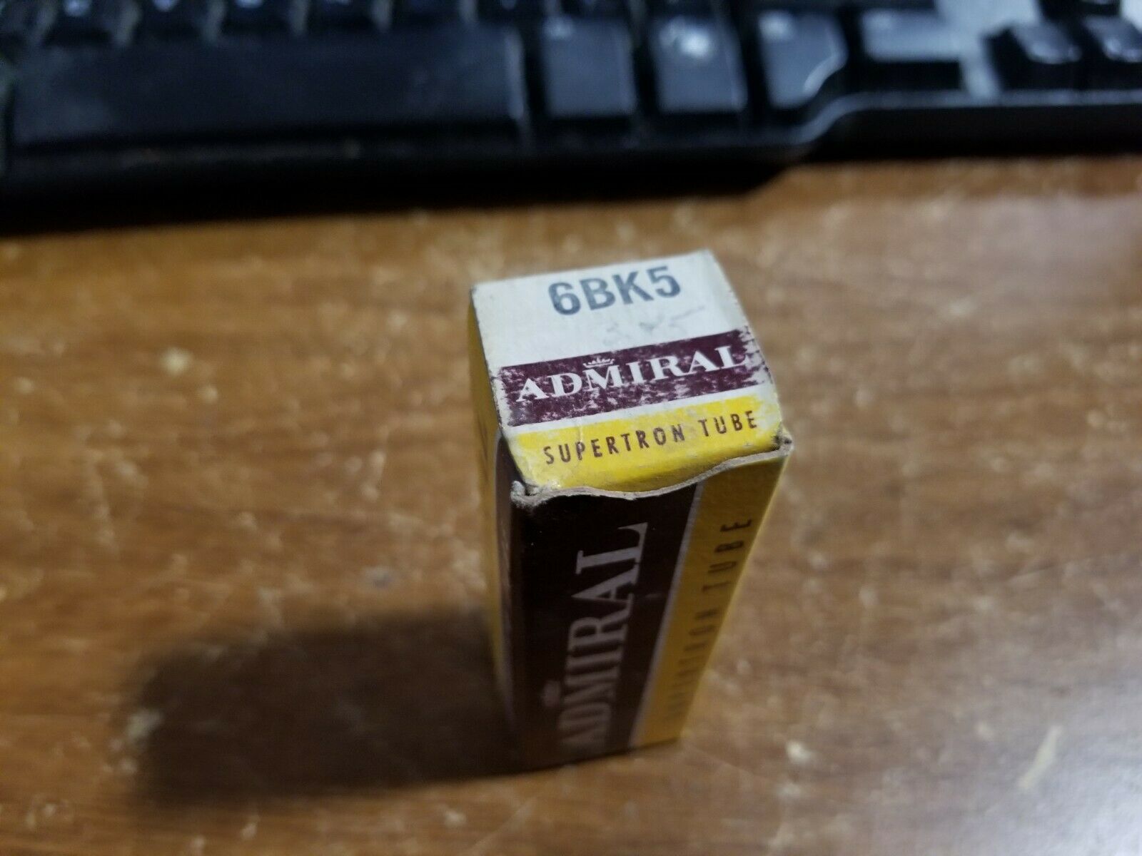 Vintage Admiral 6BK5 Miniature Beam Power Amp. Tube Valve -  new  			