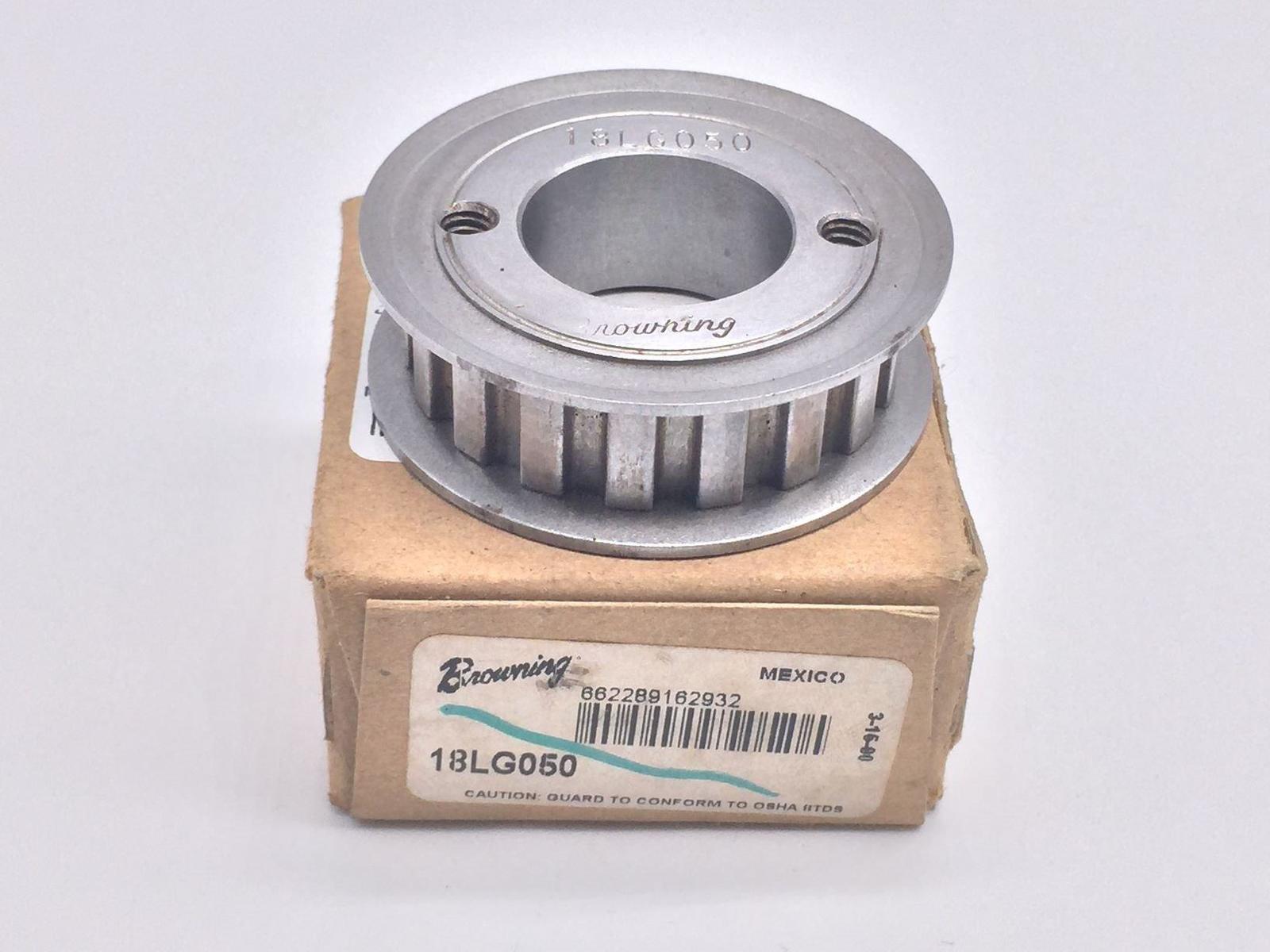 BROWNING 18LG050 PULLEY 18 TEETH, 1/2IN BELT WIDTH PN# 18LG050  - $24.00