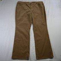 Coldwater Creek 20 Plus Corduroy Bootcut Natural 5 Pocket Cord Womens Pants - £15.79 GBP