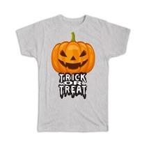 PUMPKIN Halloween : Gift T-Shirt Pumpkin Trick or Treat Bat Kids Polka Stripes - £14.45 GBP