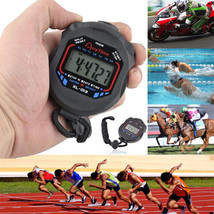 Waterproof Digital Lcd Stopwatch Sports Counter Chronograph Timer Odomet... - £15.62 GBP