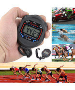Waterproof Digital Lcd Stopwatch Sports Counter Chronograph Timer Odomet... - £15.61 GBP