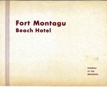 Fort Montagu Beach Hotel Souvenir Photo Nassau Bahamas  - $24.72