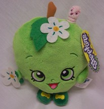 Shopkins Green Apple Blossom 7&quot; Pillow Plush Stuffed Animal Toy New - £14.24 GBP