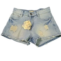 NWT CYN By Cynthia Mehra Blue Jean Shorts Size Medium Womens - £18.48 GBP