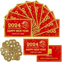 25 Counts Chinese New Year Fortune Cards 2024 Year Of The Dragon Scratch Off Gam - £19.65 GBP