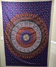 Indian Mandala Cotton Wall Hanging Room Decor Bedspread Hippie Bohemian Tapestry - £11.94 GBP