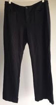 Coldwater Creek Pants Natural Fit Women&#39;s Black Size P14 - £15.60 GBP