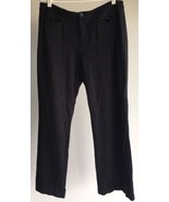 Coldwater Creek Pants Natural Fit Women&#39;s Black Size P14 - £15.48 GBP