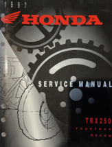 1997 1998 HONDA TRX250 Fourtrax RECON Service Shop Repair Manual 61HM00 OEM - £28.69 GBP