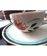 Stangl Pottery Country Gardens Cup Saucer Dinnerware - $7.49