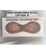 SILICONE STRAPLESS BRA CUP SIZE &quot;B&quot; STYLE WING DRAWSTRING - €4,36 EUR
