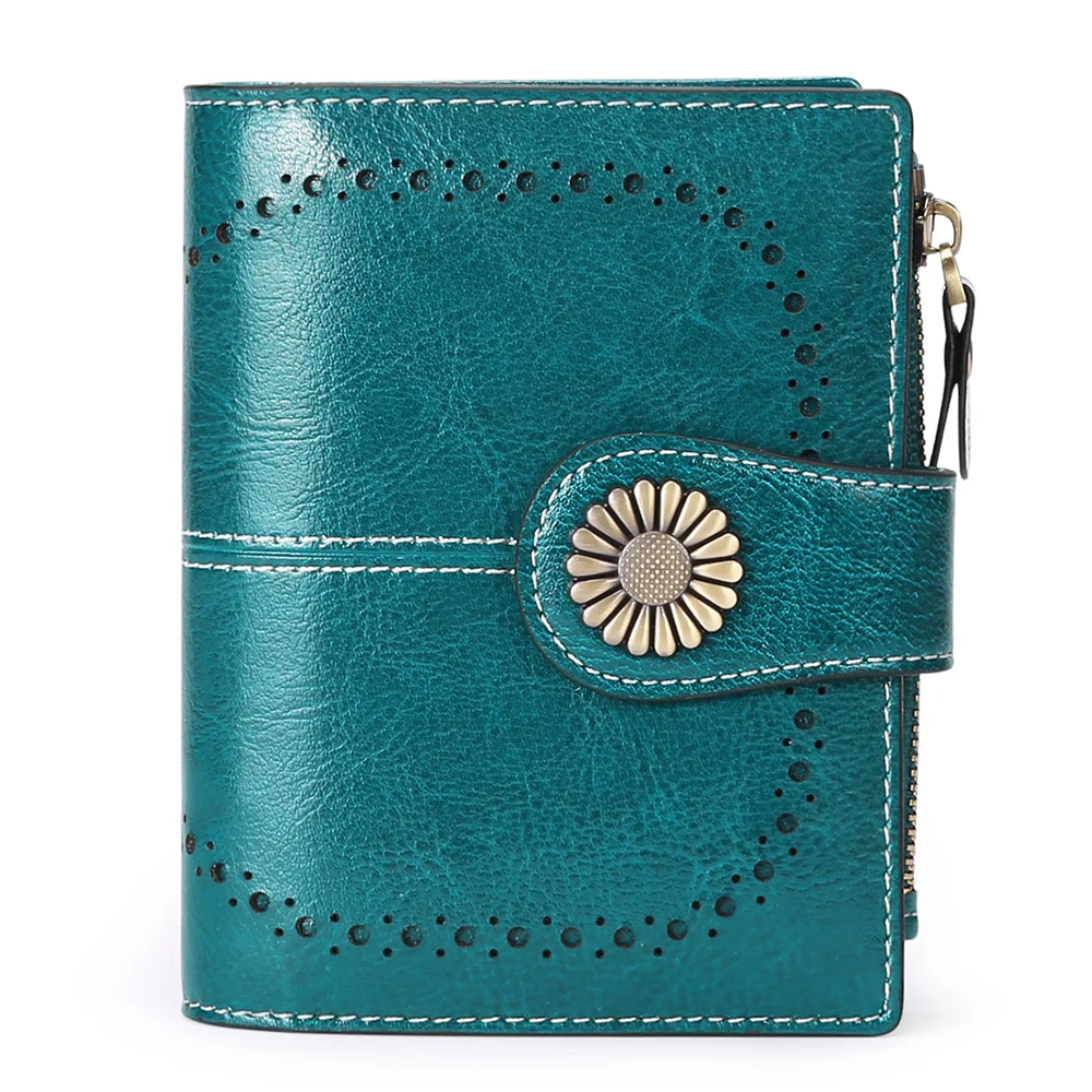 New Short  Women Wallets  Out Zipper Hasp Coin Pocket Women Purse Quality Leathe - £63.44 GBP