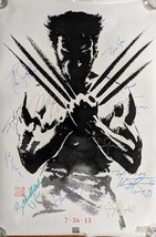 The Wolverine Cast Signed World Premier Movie Poster - £319.00 GBP