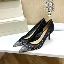 New  Women&#39;s Shoes Mesh Design Shoes Pointed Toe Thin Pumps Leather Women&#39;s Shoe - £188.03 GBP