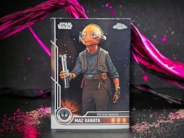 2023 Topps Chrome Star Wars Maz Kanata Card #55 - £1.24 GBP