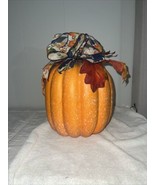 Fall Thanksgiving Centerpiece Artificial Floral Arrangement in Large Pum... - $18.70