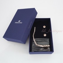 NIB Swarovski 5459968 Ocean View Pierced Earrings Rose Gold Plating Multi Color - £51.90 GBP