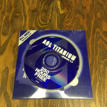 Vintage AOL titanium version 5.0 CD disk America online home mailer ad - £15.73 GBP