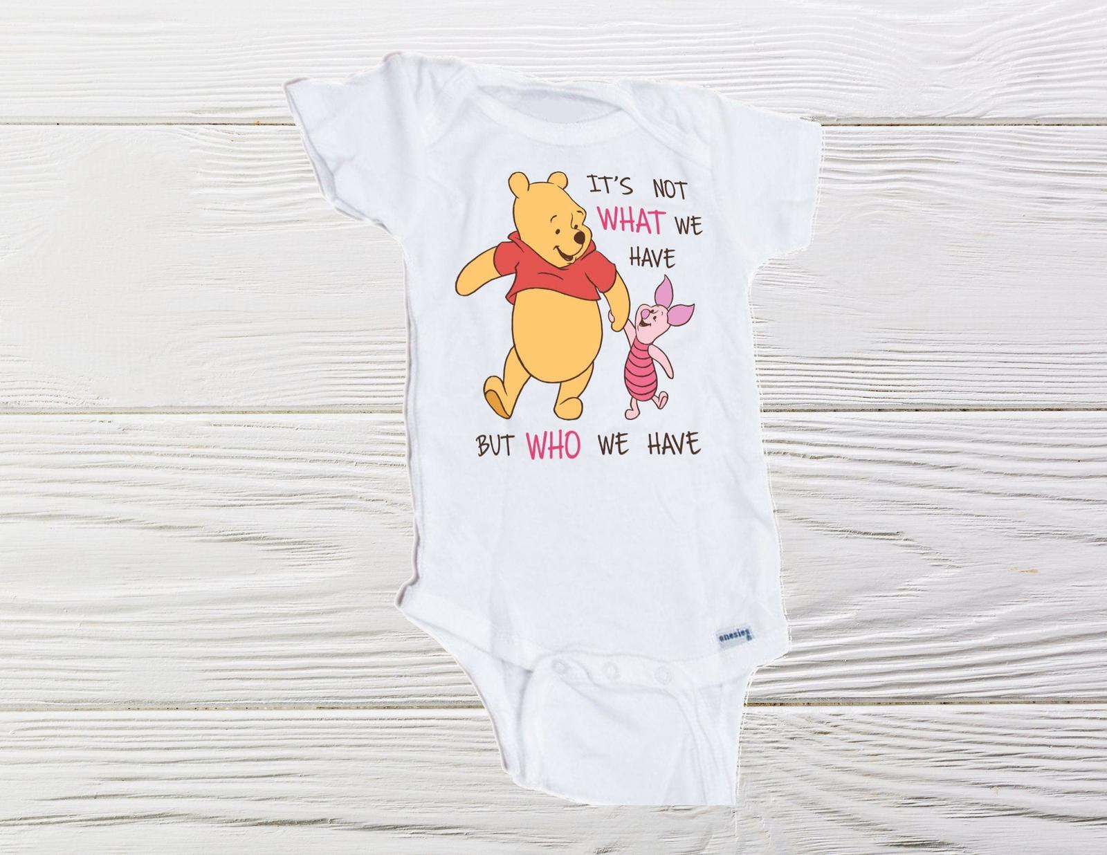 Primary image for Winnie the pooh onesie | classic pooh and piglet onesie |  baby gift 